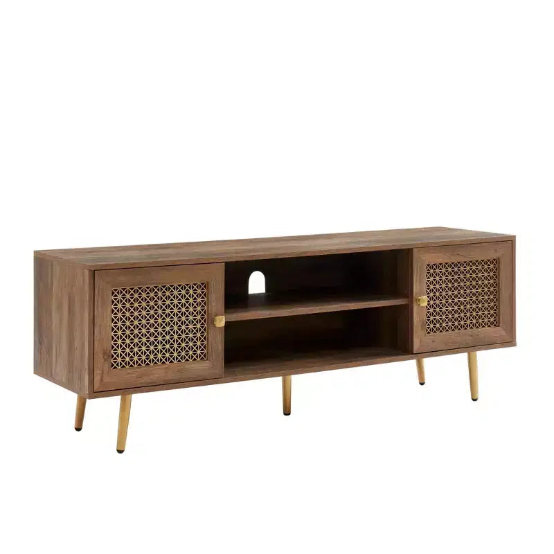 Meuble TV de rangement pour téléviseurs jusqu'à 65 pouces