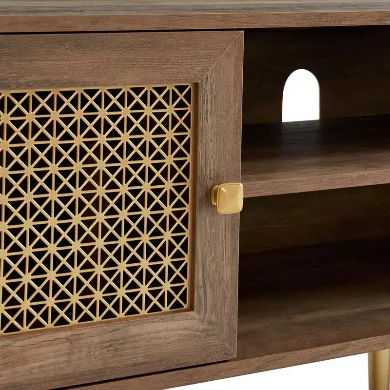 Meuble TV de rangement pour téléviseurs jusqu'à 65 pouces