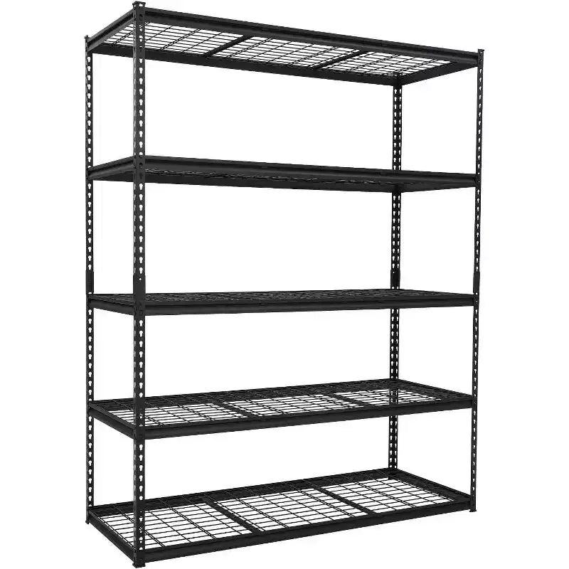 Acekool Heavy Duty Adjustable Garage Shelving Unit, 48 L x 18 W x 72 H, Metal Storage Rack with 2500 lbs Load Capacity, Easy Assembly