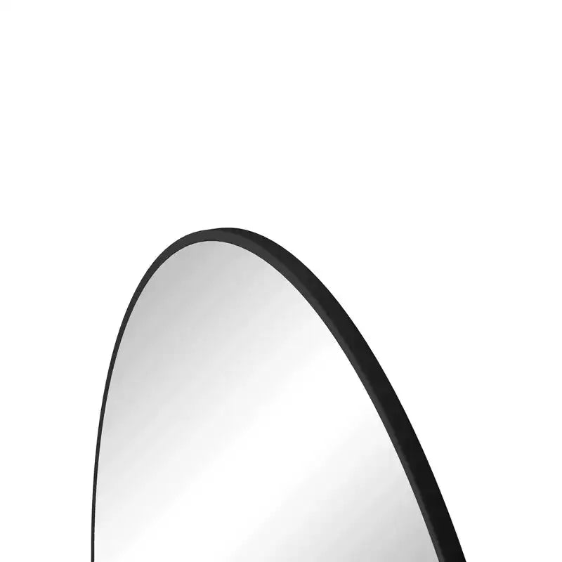 42 Miroir mural rond, encadrement métallique