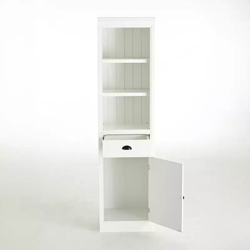 Buffet d'appoint moderne avec 1 tiroir, étagères en bois, meuble de rangement pour cuisine/couloir/salon