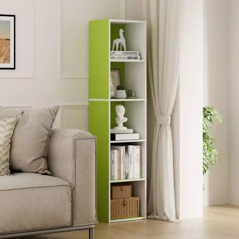 Bibliothèque de rangement 5 niveaux pour salon, chambre et chambre d'enfant