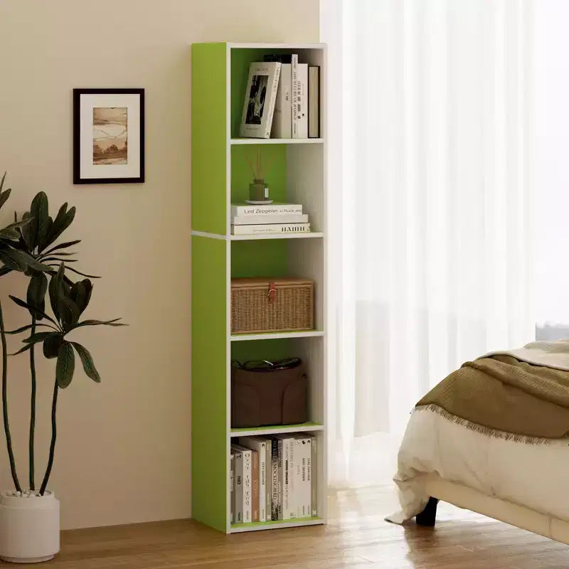 Bibliothèque de rangement 5 niveaux pour salon, chambre et chambre d'enfant