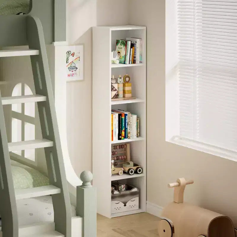 Bibliothèque de rangement 5 niveaux pour salon, chambre et chambre d'enfant