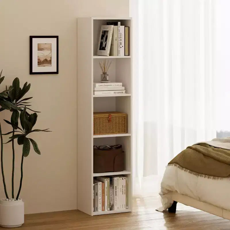 Bibliothèque de rangement 5 niveaux pour salon, chambre et chambre d'enfant