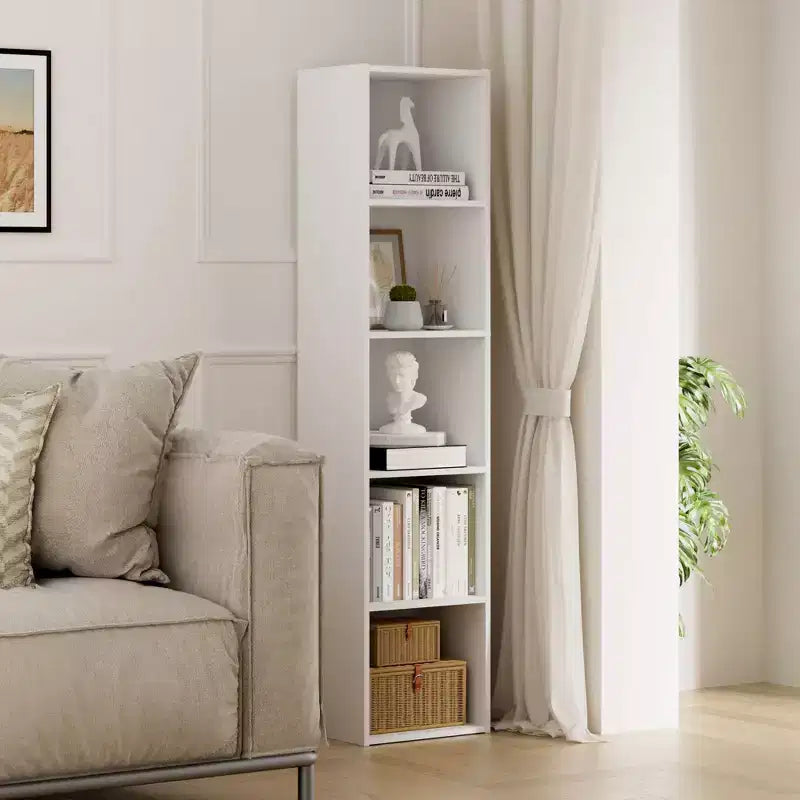 Bibliothèque de rangement 5 niveaux pour salon, chambre et chambre d'enfant