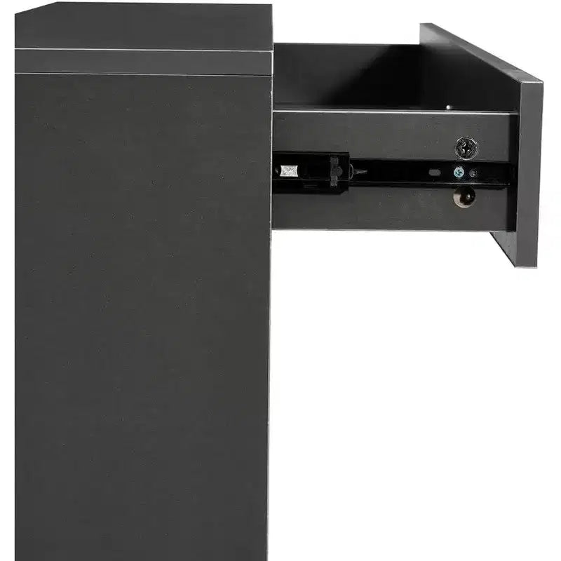 Meuble à chaussures haut Acekool, meuble à chaussures mince en MDF, résistant aux rayures, rangement pour entrée, 80x24x110 cm, design moderne peu encombrant