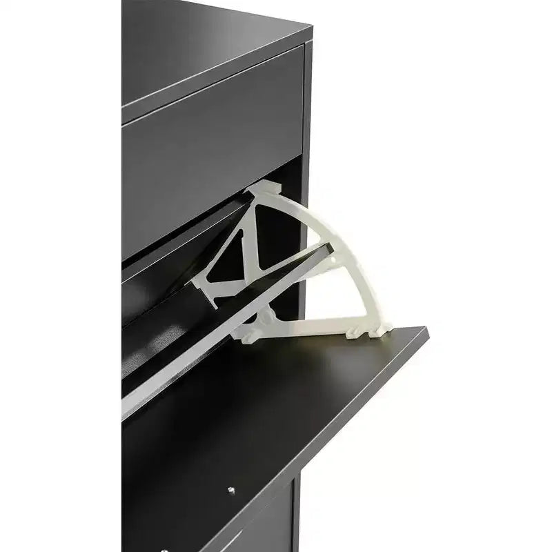Meuble à chaussures haut Acekool, meuble à chaussures mince en MDF, résistant aux rayures, rangement pour entrée, 80x24x110 cm, design moderne peu encombrant