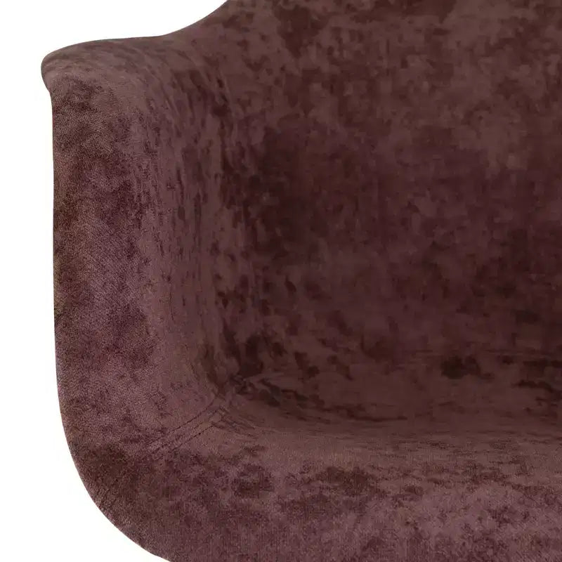 LeisureMod Wilson Fauteuil à Bascule Moderne - Rembourrage Peluche, Mouvement de Balancier Fluide, Idéal pour Chambres de Bébé ou Salons