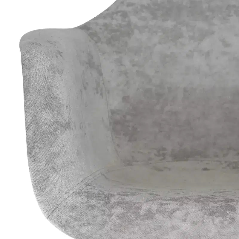 LeisureMod Wilson Fauteuil à Bascule Moderne - Rembourrage Peluche, Mouvement de Balancier Fluide, Idéal pour Chambres de Bébé ou Salons