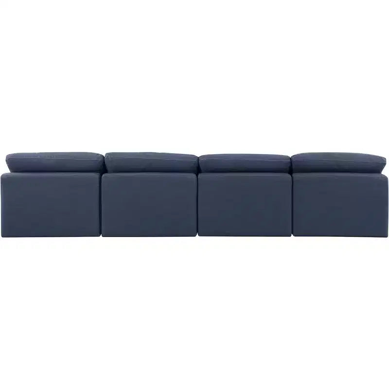 Canapé modulaire en tissu texturé lin Indulge Meridian Furniture