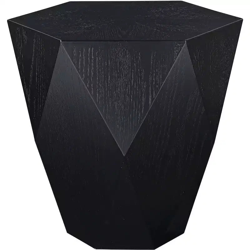 Table d'appoint noire Diamante Meridian Furniture