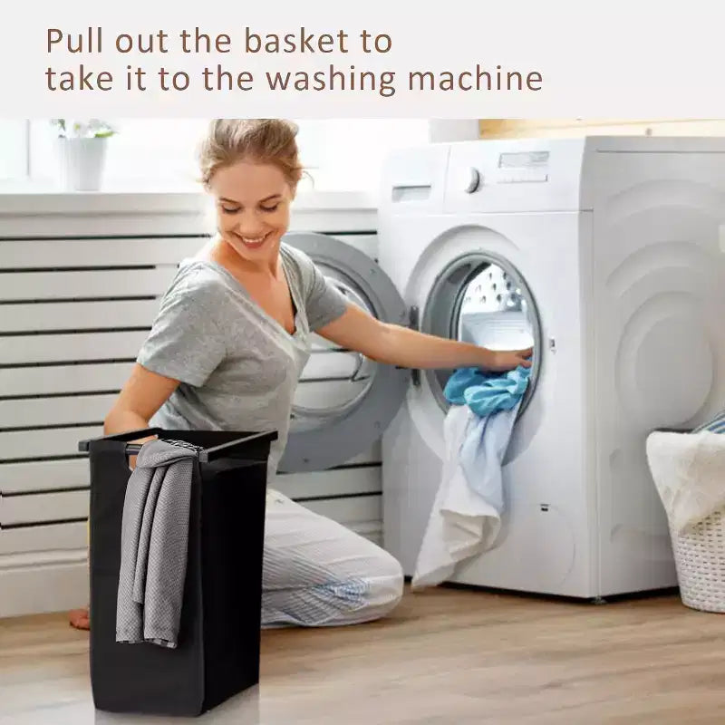 Panier à linge grande capacité avec étagère réglable 2/3/4 paniers amovibles en tissu Oxford Trieur de linge divisé pour salle de bain, chambre, dortoir