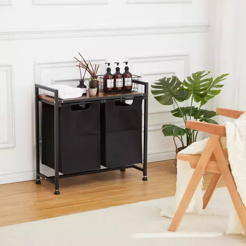 Panier à linge grande capacité avec étagère réglable 2/3/4 paniers amovibles en tissu Oxford Trieur de linge divisé pour salle de bain, chambre, dortoir