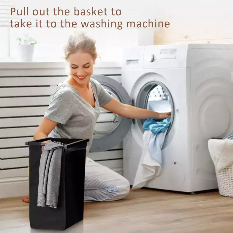 Panier à linge grande capacité avec étagère réglable 2/3/4 paniers amovibles en tissu Oxford Trieur de linge divisé pour salle de bain, chambre, dortoir