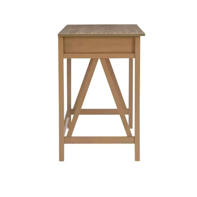 Bureau avec tiroir, cadre en pin