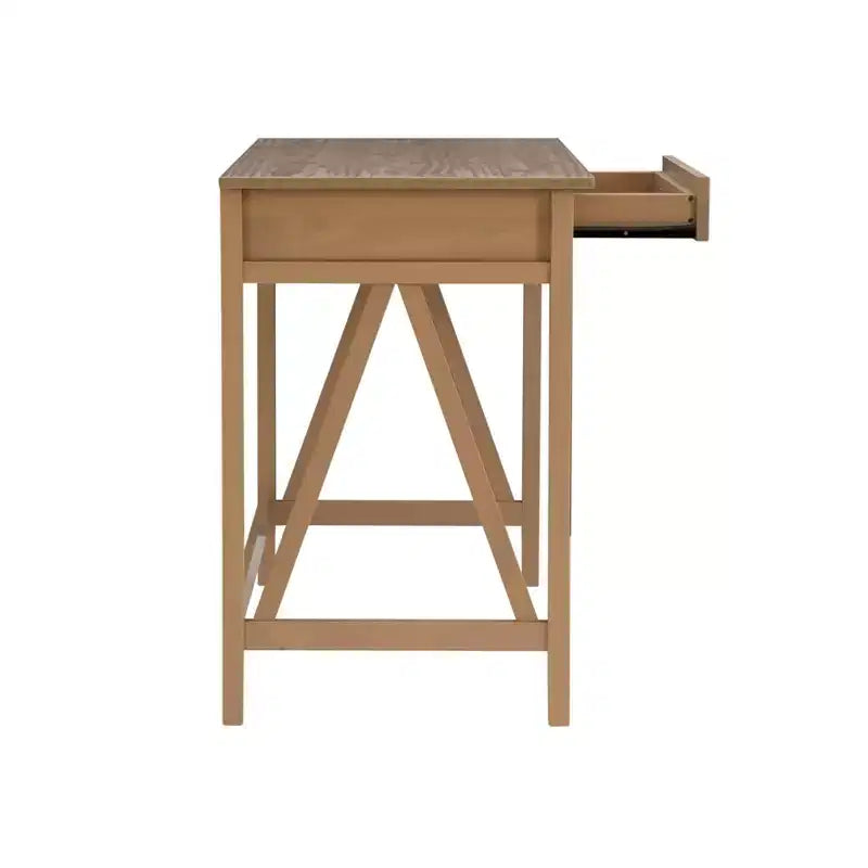 Bureau avec tiroir, cadre en pin
