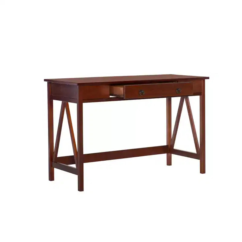 Bureau avec tiroir, cadre en pin