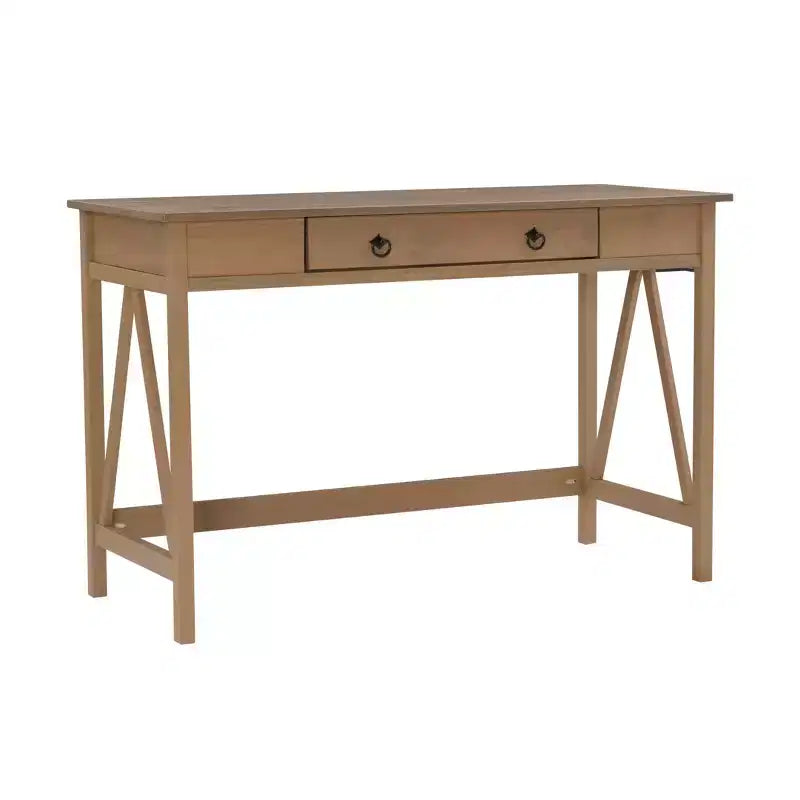 Bureau avec tiroir, cadre en pin