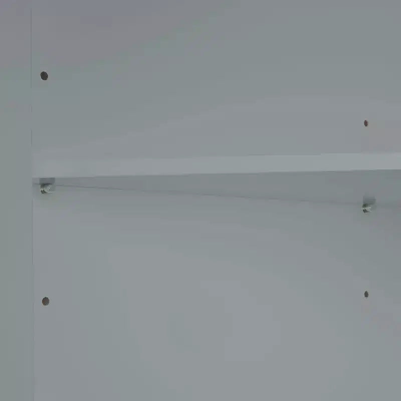 Armoire de rangement d'angle haute de salle de bain avec étagères ouvertes