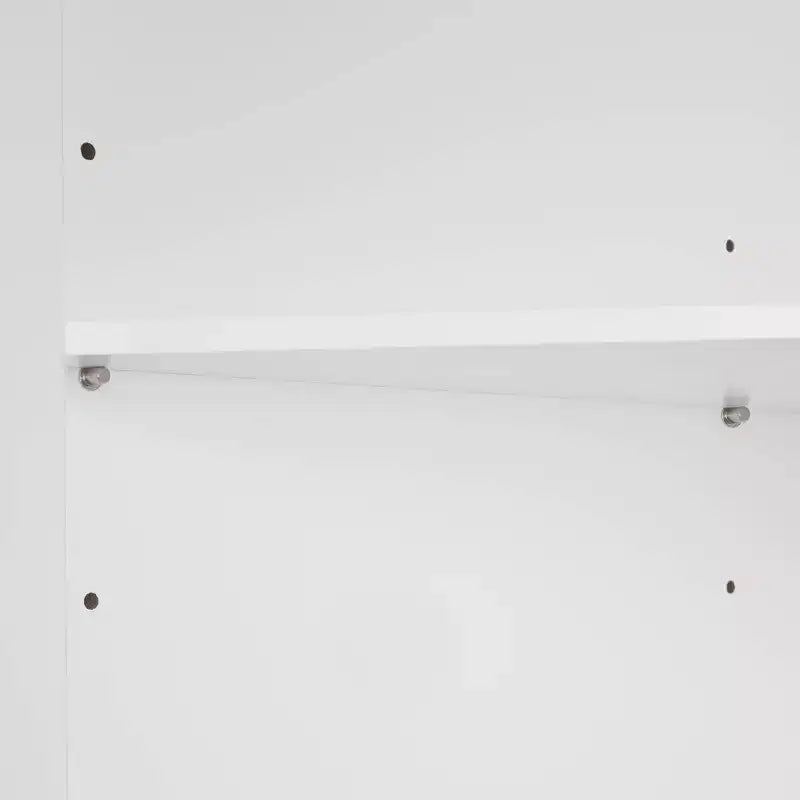 Armoire de rangement d'angle haute de salle de bain avec étagères ouvertes