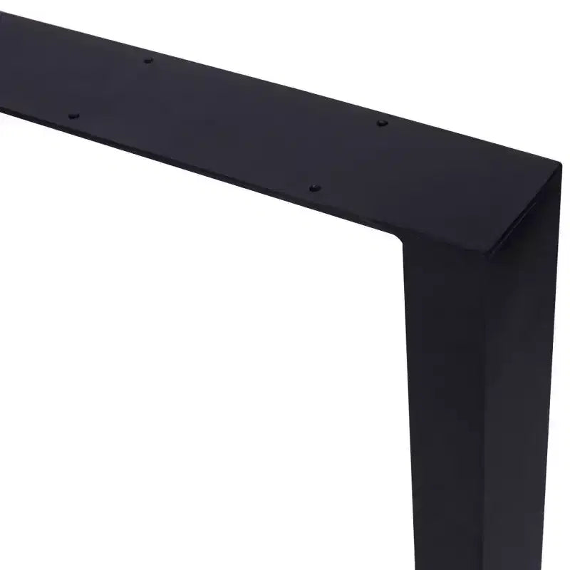 Pieds de table carrés, pieds de table métalliques larges, pieds de table en acier robustes, pieds de table de salle à manger, pieds de table basse