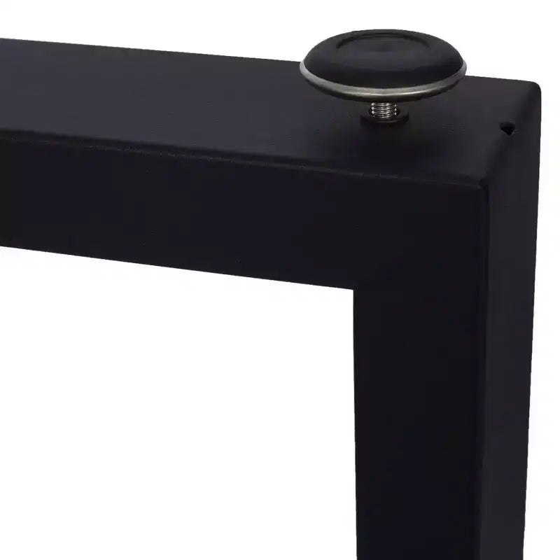 Pieds de table carrés, pieds de table métalliques larges, pieds de table en acier robustes, pieds de table de salle à manger, pieds de table basse